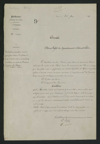 Arrêté (20 juin 1862)