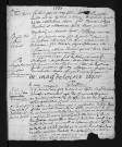 Collection du greffe. Baptêmes, mariages, sépultures, 1737