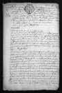 Collection du greffe. Baptêmes, mariages, sépultures, 1732-1733