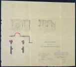 Eglise. - Projet d'agrandissement : 1 plan (1869).