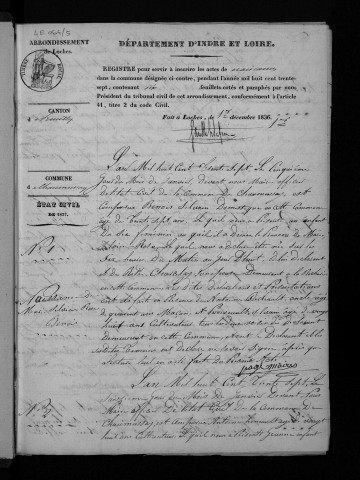 Naissances, 1837-1886