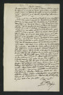 Procès-verbal de constatation (19 juin 1836)
