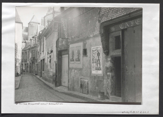 30 rue Briçonnet avant démolition.