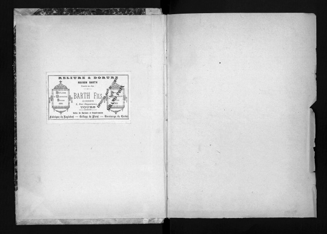 Collection du greffe. Baptêmes, mariages, sépultures, 1755