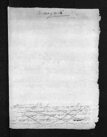 Collection du greffe. Baptêmes, mariages, sépultures, 1766