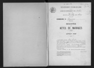 Mariages, 1900-1905