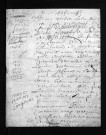 Collection du greffe. Baptêmes, mariages, sépultures, 1754 - Contient les premiers actes de l'année 1755
