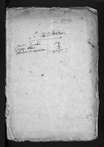 Collection du greffe. Baptêmes, mariages, sépultures, 1761