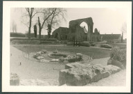 La Riche, prieuré Saint-Cosme : jardin.