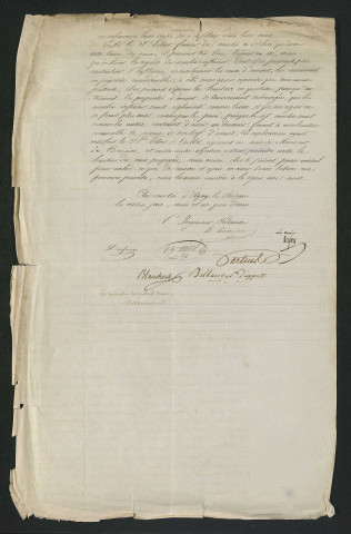 Procès-verbal de visite (17 juillet 1840)