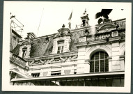 Loches, sous-préfecture, hôtel d'Armaillé : partie haute de la façade.