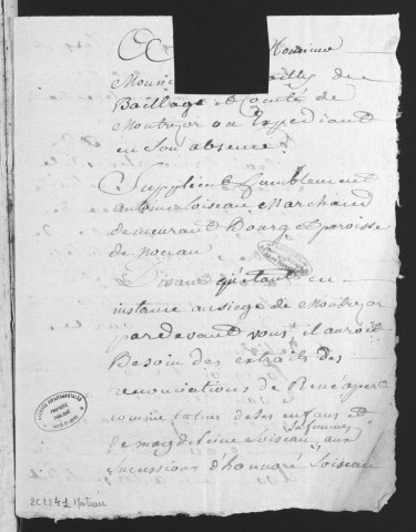 Centième denier et insinuations suivant le tarif (3 novembre 1736-3 juin 1739)