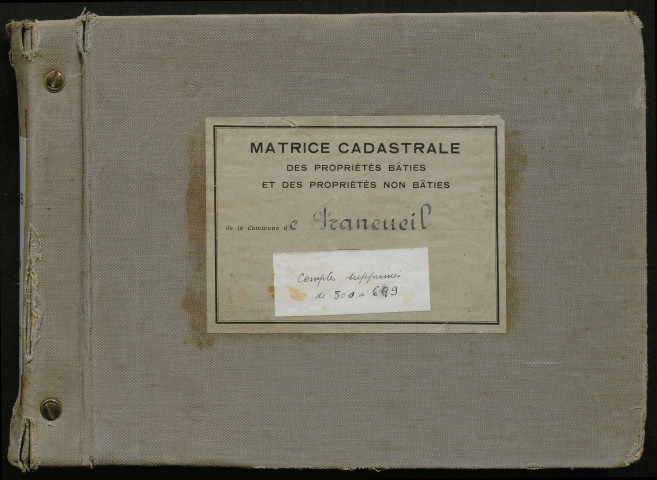 Comptes supprimés 300-649.