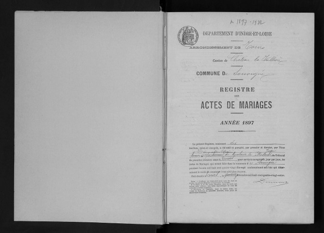 Mariages, 1897-1905