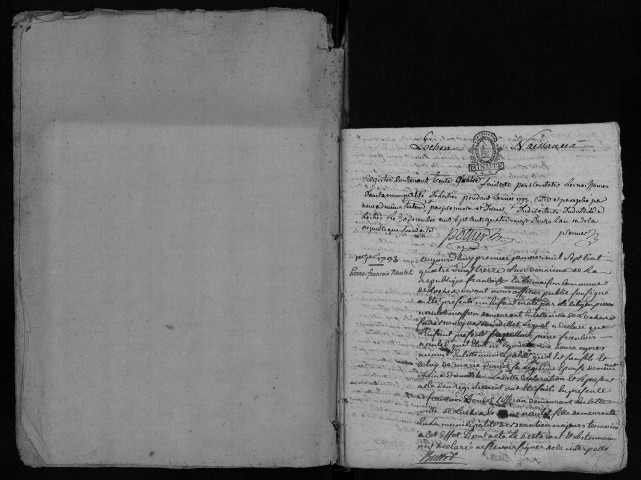 Naissances, 1793-an VI