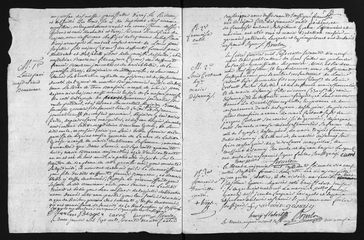 Collection du greffe. Baptêmes, mariages, sépultures, 1779