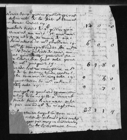 Collection communale. Baptêmes, mariages, sépultures, 1666-1677 (paroisses Saint-Venant de Ballan et Saint-Denis de Miré reliées ensemble)