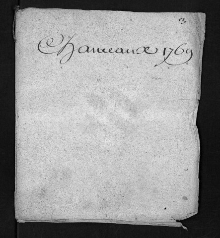 Collection du greffe. Baptêmes, mariages, sépultures, 1769