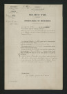 Procès-verbal de récolement (26 avril 1860)