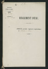 Arrêté portant règlement hydraulique du moulin à Tan (30 septembre 1861)