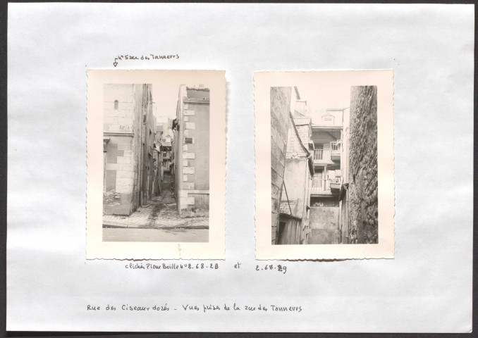 Rue des Ciseaux dorés ; 5 rue des Tanneurs.