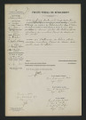 Procès-verbal de récolement du moulin d'Aulnay (20 septembre 1930)