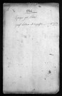 Collection du greffe. Baptêmes, mariages, sépultures, 1786