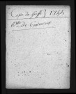 Collection du greffe. Baptêmes, mariages, sépultures, 1755-1756