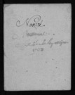 Nancré. Naissances, mariages, décès, 1793-1807