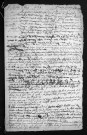 Collection du greffe. Baptêmes, mariages, sépultures, 1739