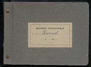 Table des comptes de la matrice. Comptes actifs personnes morales et A - Bl.