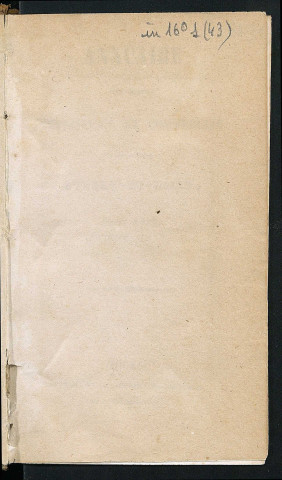 Annuaire du département de l'Indre-et-Loire - 1846.