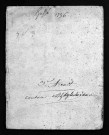 Baptêmes, mariages, sépultures, 1756 - Les années 1747-1755 sont lacunaires dans la collection du greffe