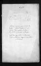 Collection du greffe. Baptêmes, mariages, sépultures, 1772-1773