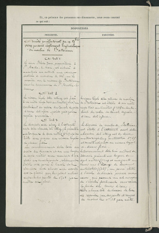 Procès-verbal de récolement (4 juillet 1861)