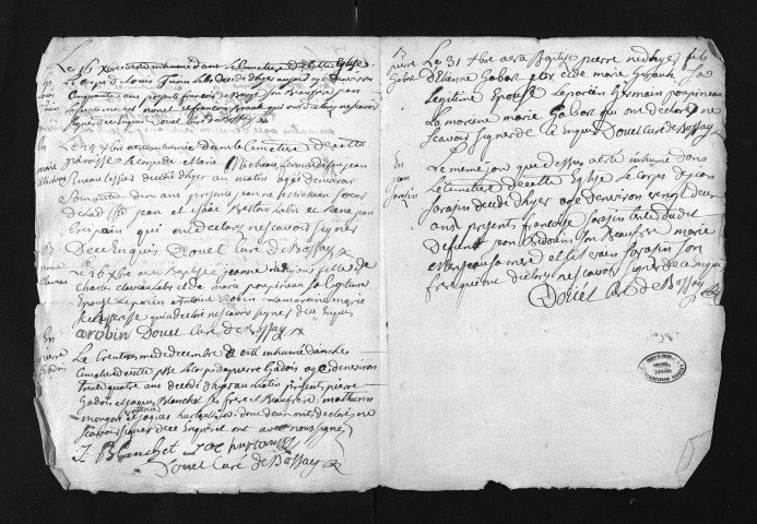 Collection du greffe. Baptêmes, mariages, sépultures, novembre 1762-janvier 1764 - L'année 1762 est lacunaire dans cette collection