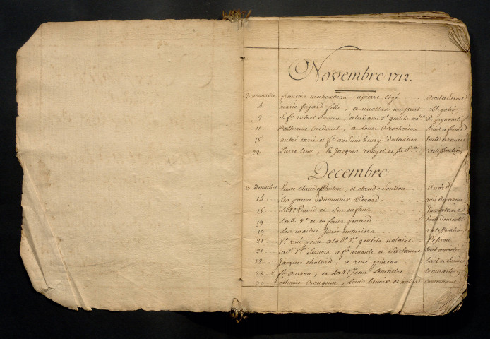 3 novembre 1712-7 avril 1749