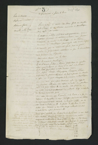 Procès-verbal de visite (21 octobre 1841)