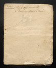 Table des testaments et reconnaissances (1702-1721) et répertoire des exécuteurs testamentaires (juillet 1704-12 décembre 1727)