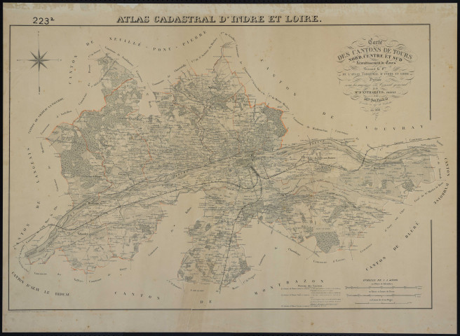 Cantons de Tours nord, centre et sud.