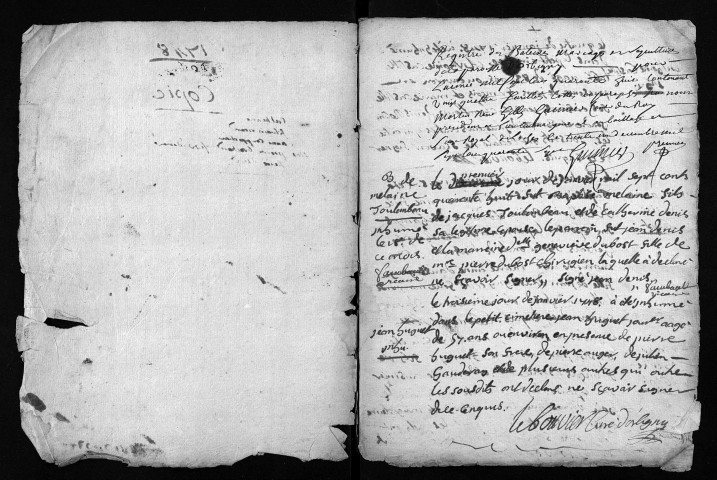 Collection du greffe. Baptêmes, mariages, sépultures, 1748