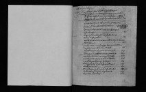 Collection communale. Table alphabétique des baptêmes, 1554-1619