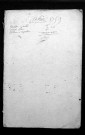 Collection du greffe. Baptêmes, mariages, sépultures, 1759-18 janvier 1760