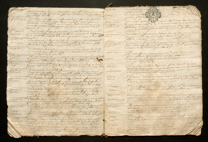 3e répertoire. 16 mars 1758-7 juin 1762