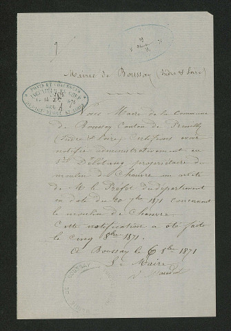 Arrêté (20 septembre 1871)