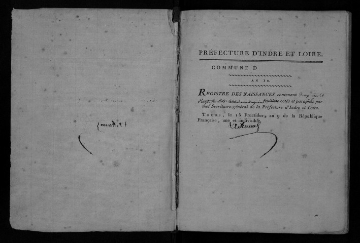 Naissances, an X