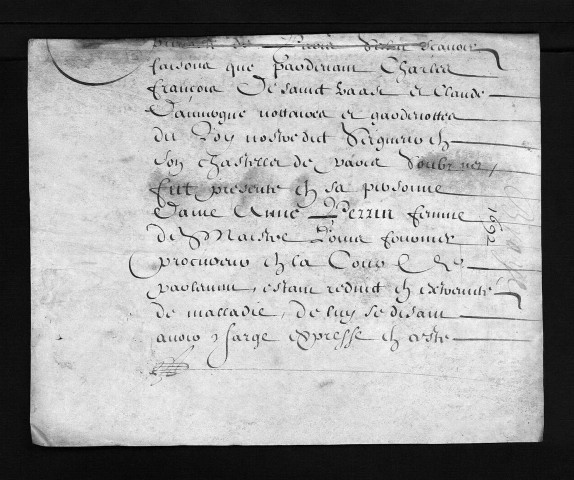 Collection du greffe. Baptêmes, mariages, sépultures, 1692