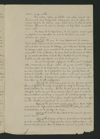 Règlement d'usine projetée sur la Claise dans la commune d'Abilly par le sieur Conty (24 avril 1855)