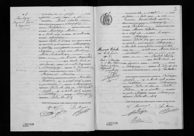 Naissances, 1906-1922