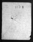 Baptêmes, mariages, sépultures, 1699 - Les années 1694-1698 sont lacunaires dans la collection du greffe